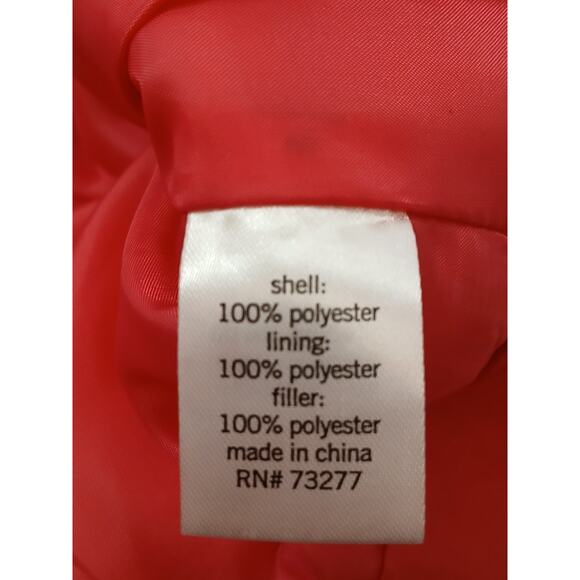 SO Puffer Vest Jrs Sz 18 Bright Pink Quilted Gorpcore Layer Sporty Barbiecore - Picture 10 of 11